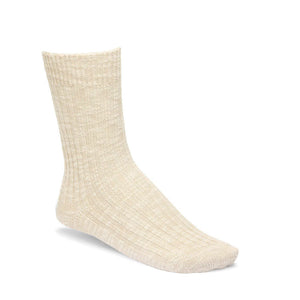 Birkenstock Cotton Slub Beige/White