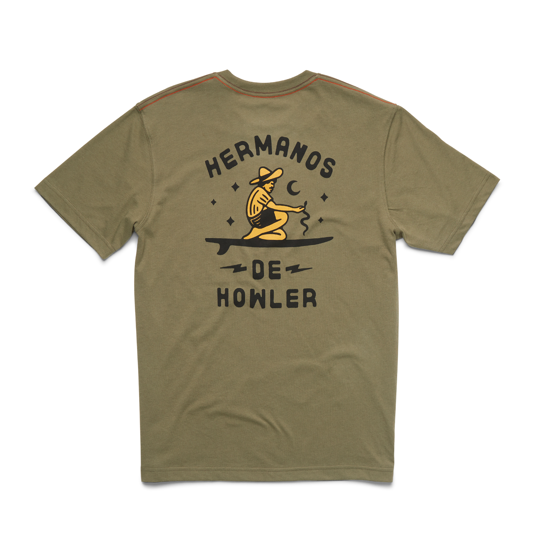 Howler Brothers Mens Select T AH Bahía de Howler: Mahogany / M