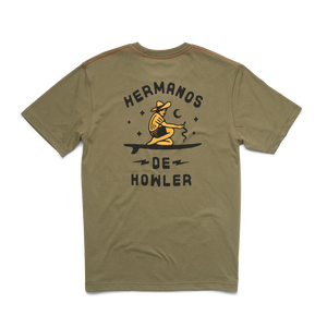 Howler Brothers Mens Select T AH Bahía de Howler: Mahogany / M