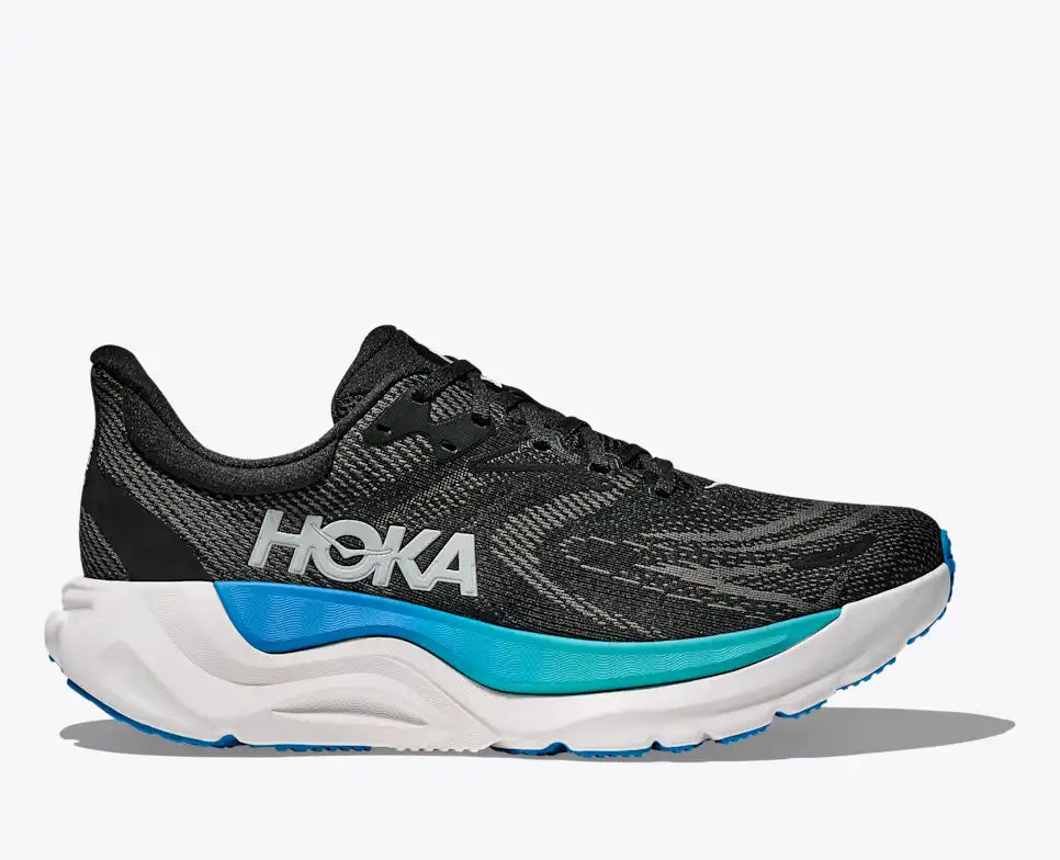 Hoka Mens Arahi 8 Black / Skyward Blue