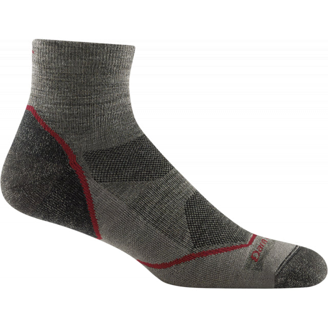 Darn Tough M Light Hiker 1/4 LW w/ Cushion Taupe