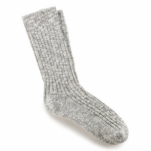 Birkenstock Cotton Slub Gray/White