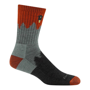 Darn Tough Mens Number 2 Micro Crew Midweight Hiking Socks 7032 Seafoam