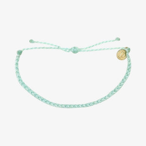 Pura Vida Mini Braided Solid Bracelet Winter Fresh