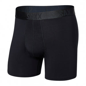 Saxx Underwear Co. M 22nd Century Silk Boxer Brief BLK Black