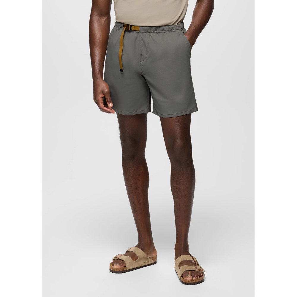 Prana Mens Stretch Zion Pull On Short - 7 Thyme