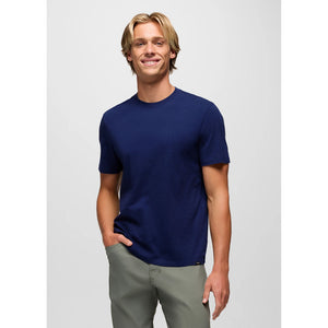 Prana Mens Everyday Short Sleeve Tee Capulet Blue