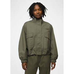 Prana W Palisades Ripstop Jacket Rye Green