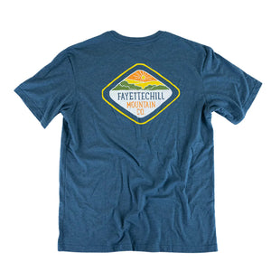 Fayettechill Men's Mountain Club Short Sleeve Heather Blue torm / S