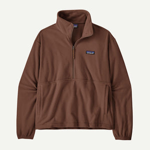 Patagonia Womens Micro D 1/2-Zip Fleece Pullover Berm Brown