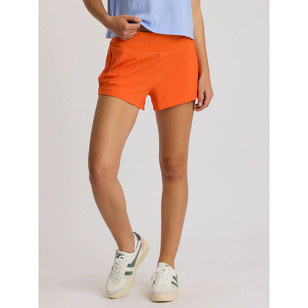 Free Fly Apparel Womens Bamboo-Lined Active Breeze Short - 3 Tigerlily