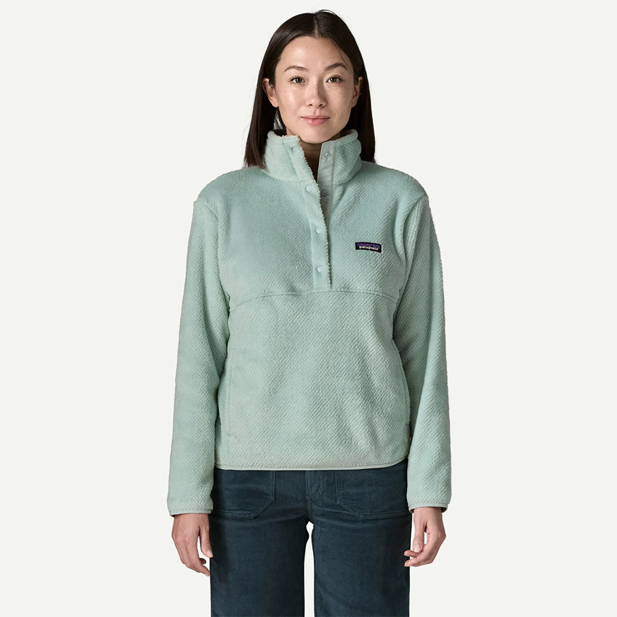 Patagonia Womens Re-Tool Half Snap Pullover Virtually Blue