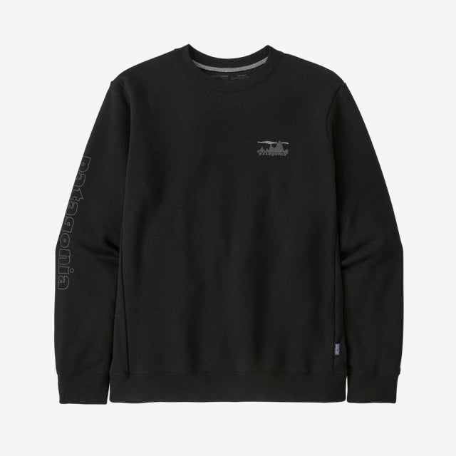 Patagonia Men's '73 Skyline Uprisal Crew Sweatshirt INBK Ink Black