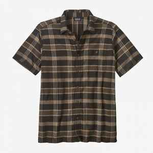 Patagonia Men's A/C Button Up Shirt DIBK Discovery: Ink Black