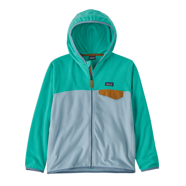 Patagonia Kids Micro D Snap-T Jacket STME Steam Blue