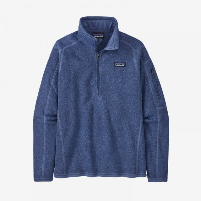 Patagonia Womens Better Sweater 1/4 Zip Current Blue
