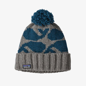 Patagonia Snowbelle Beanie AWFE Arctic Whale: Feather Grey