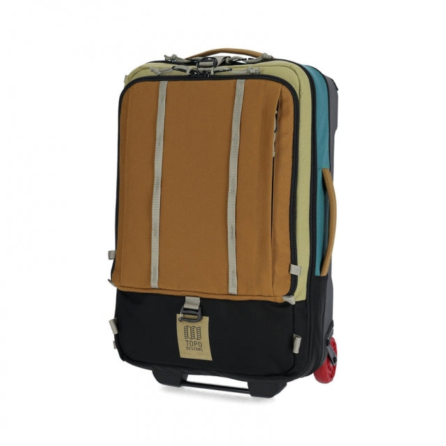 Topo Designs Global Travel Bag Roller CarDaKha Caribbean/Dark Khaki