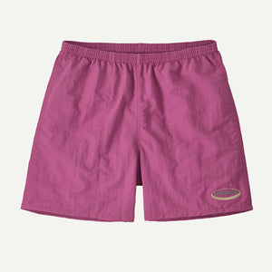 Patagonia Mens Baggies Shorts - 5 in. 95 Oval Logo: Faded Magenta