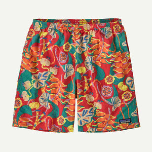 Patagonia Mens Baggies Longs - 7 in. Tropiclimb: Hot Ember