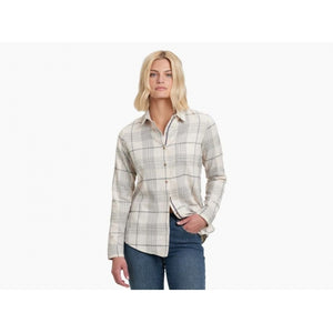 Kuhl Womens Kamila Flannel NA Natural