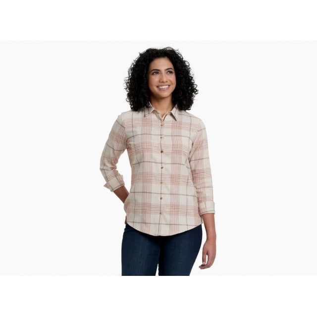 Kuhl Womens Kamila Flannel MOC Mocha