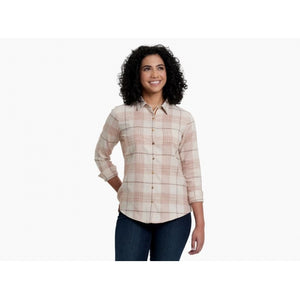 Kuhl Womens Kamila Flannel MOC Mocha