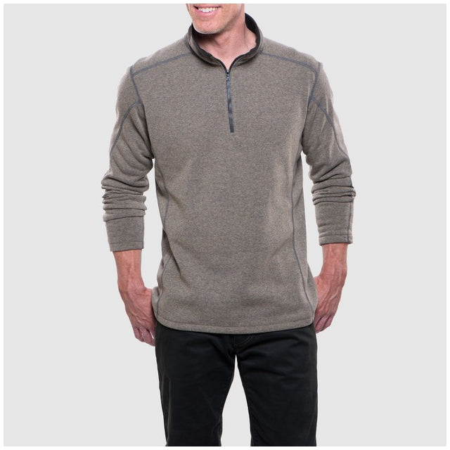 Kuhl Mens Revel 1/4 Zip Sweater OAT Oatmeal