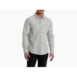 Kuhl Mens Law Flannel Long Sleeve GRAN Granite