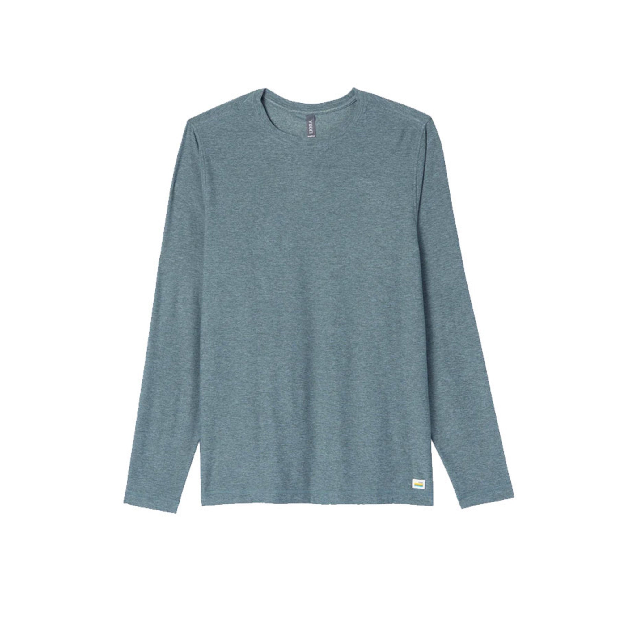 Vuori Mens L/s Strato Tech Tee HKR Kashmir Heather