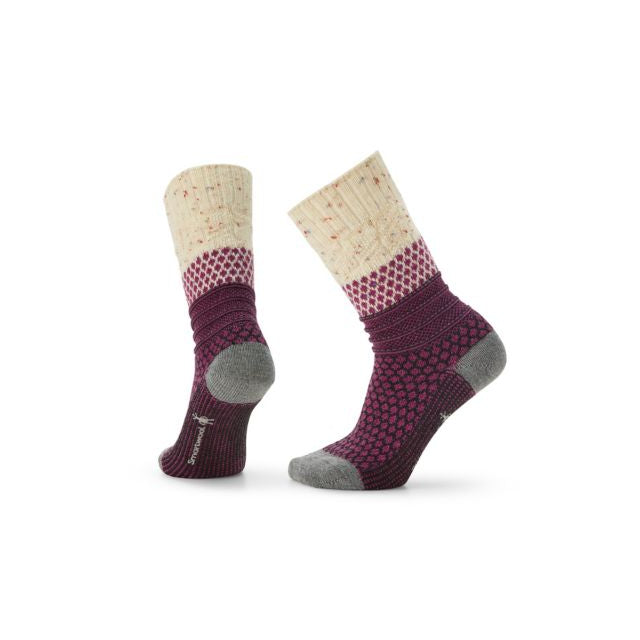 Smartwool Womens Everyday Popcorn Cable Crew Socks B88 ulti Donegal / M