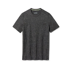 Smartwool Men's Merino Hemp Blend Pocket Tee A52 Black Heather