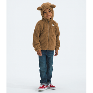 The North Face K Campshire Full Zip Hoodie 173 Utility Brown
