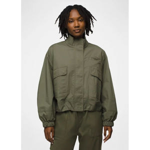 Prana W Palisades Ripstop Jacket 300 Rye Green