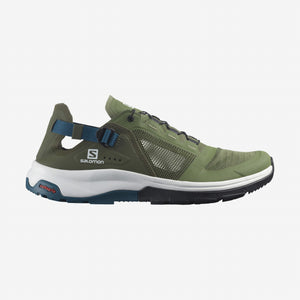 Salomon Mens Tech Amphib 4 Olivine/Olive Night/Legion Blue