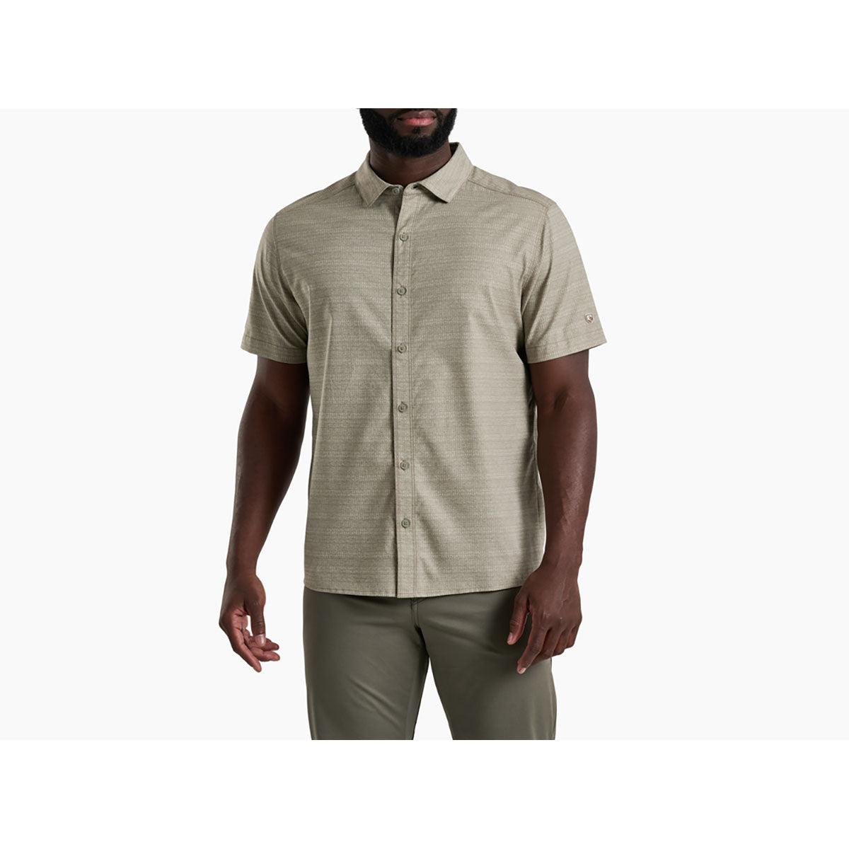 Kuhl Mens KUHL Breeze Short Sleeve Sand