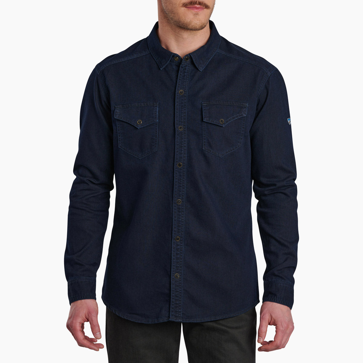 Kuhl Men's Desperado Long Sleeve Ink Blue