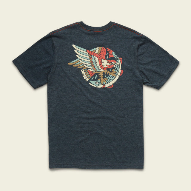 Howler Brothers Mens Select T OSP Osprey and Pike: Charcoal