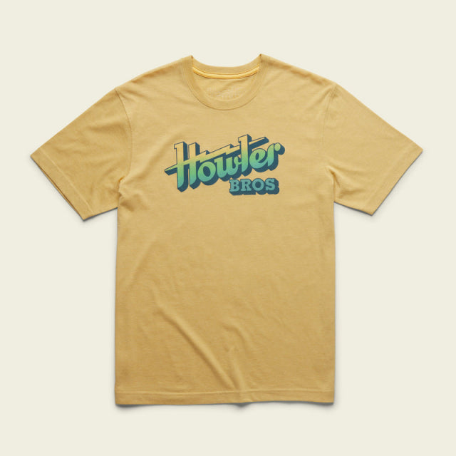 Howler Brothers Mens Select T PAL Howler Electric Fade: Pale Yellow