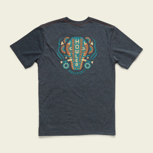 Howler Brothers Mens Select T CHA Gator Chomp: Charcoal Heather
