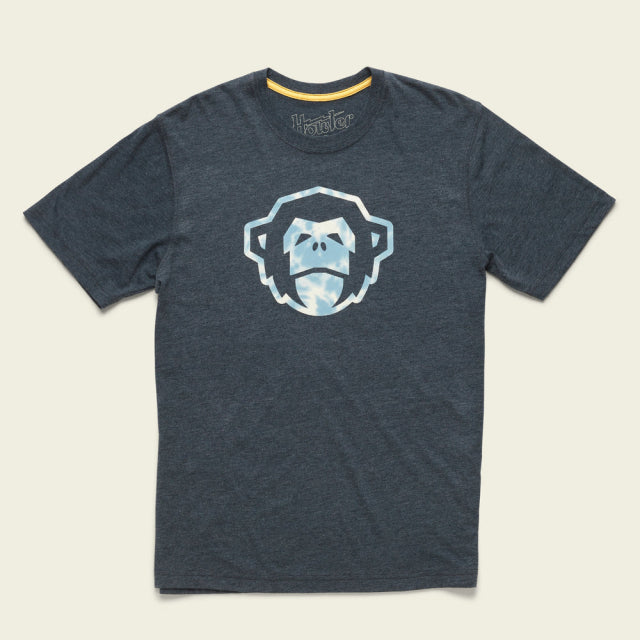 Howler Brothers Mens Select T CHA El Mono Tie Dye: Charcoal Heather