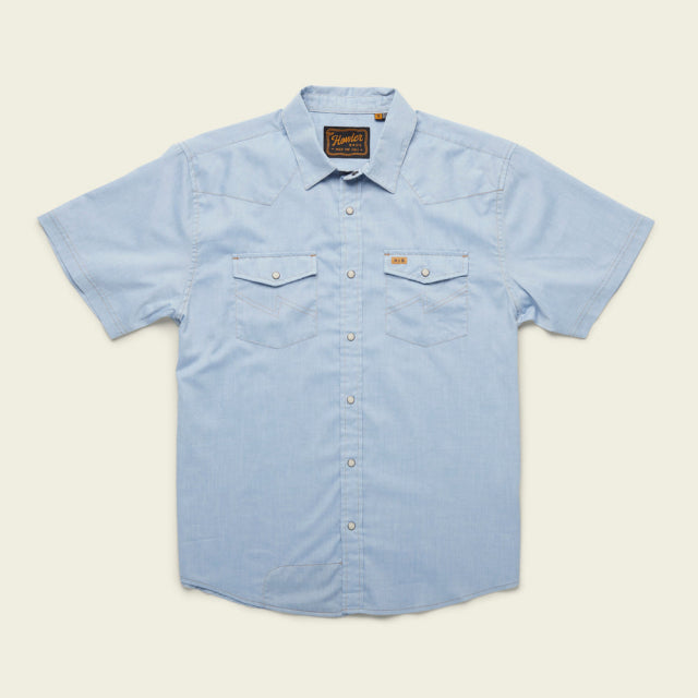 Howler Brothers Men's H Bar B Snapshirt FAD Faded Blue Oxford