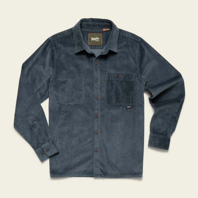 Howler Brothers Mens Iquitos Overshirt DAR Dark Slate