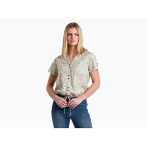 Kuhl Womens Liliana Short Sleeve Natural