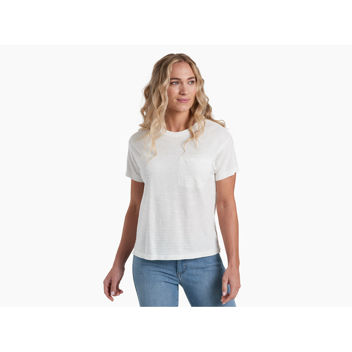 Kuhl Womens Willa Pocket Short Sleeve White