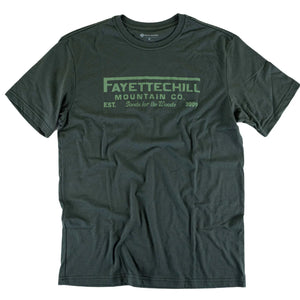 Fayettechill Men's Homestead Short Sleeve Black Ink
