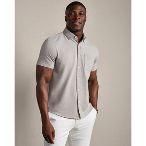Men's Commuter Seersucker Short Sleeve Button Down