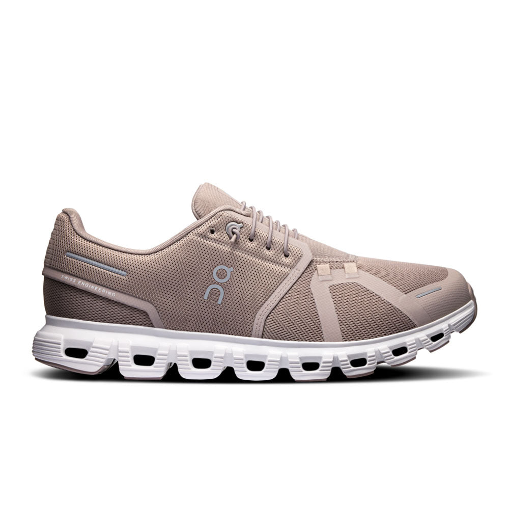 On Running Mens Cloud 6 Fog | White