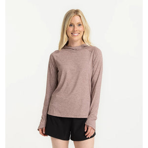 Free Fly Apparel Women's Elevate Hoodie Heather Fig