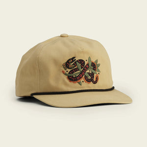Howler Brothers Unstructured Snapback Howler Eel: Gold Twill